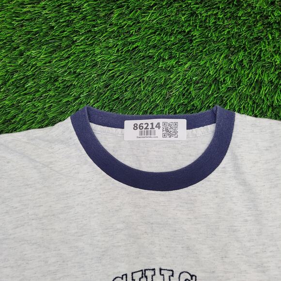 Vintage 80s Michigan Wolverines Shirt XL/2XL 25x31 Arch Gray - Picture 5 of 11